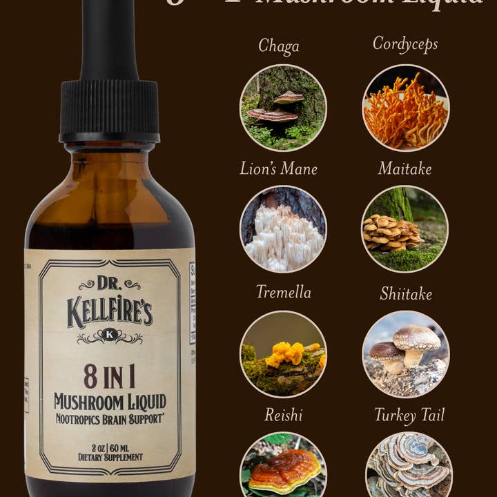 8 Mushroom Tincture - Lions Mane - Reishi + 6 More and other Purchase Wholesale amazon. Free Returns & Net 60 Terms on Faire trending on Faire.