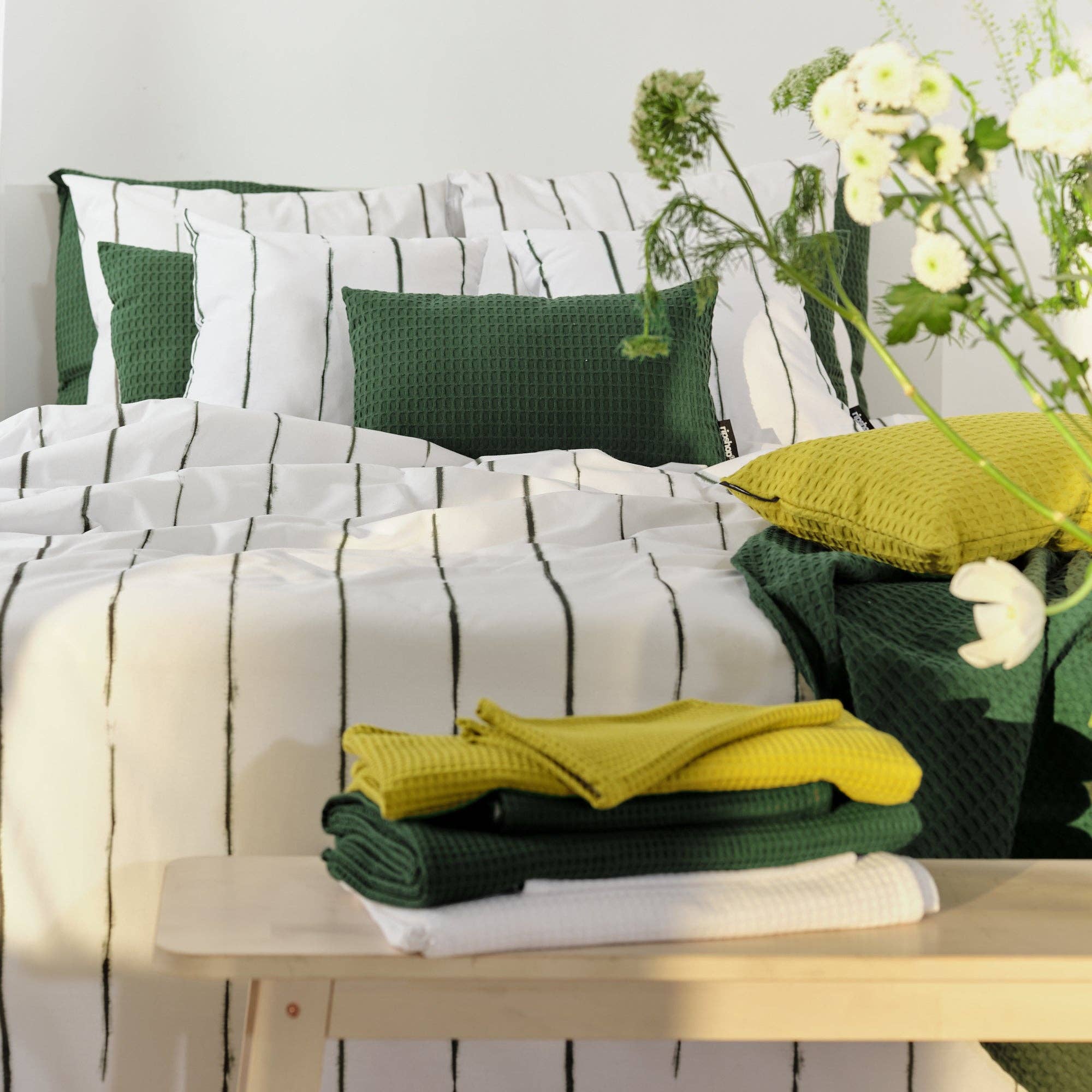 SG HOGAR - Wholesale Bath Towel - Waffle Towel 100% Cotton Pistachio Green2