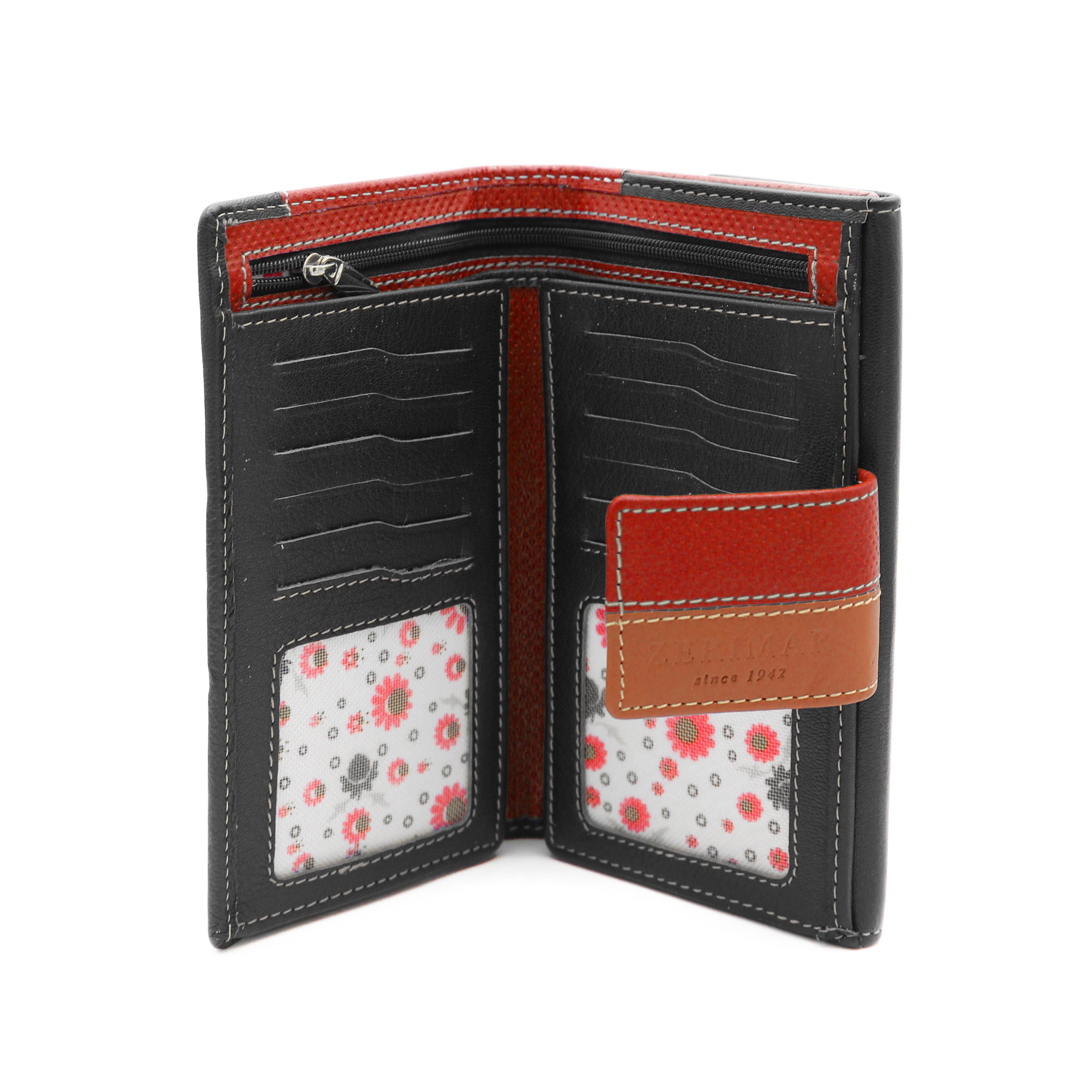 Zerimar 1942 - Wholesale Wallet - Women's - Zerimar Cartera de Piel Mujer | Cartera de Mano 17x10 cms2