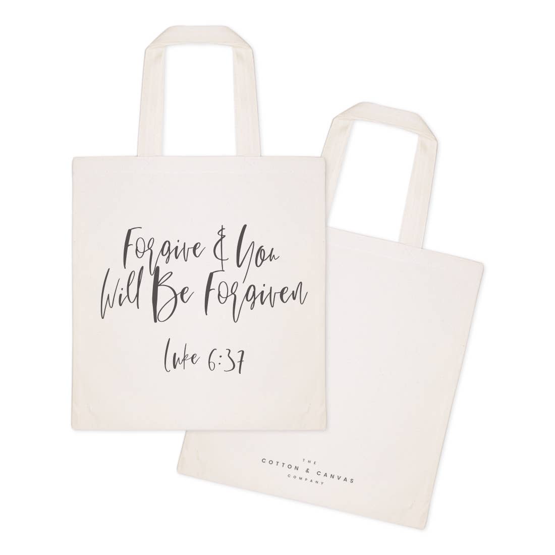 The Cotton & Canvas Co. - Wholesale Tote Bag - Women's - Forgive & You Will Be Forgiven Tote and Bible Verse Handbag2