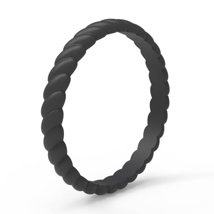 Women's Beveled Collection - Black for wholesale by Relaxed Rings