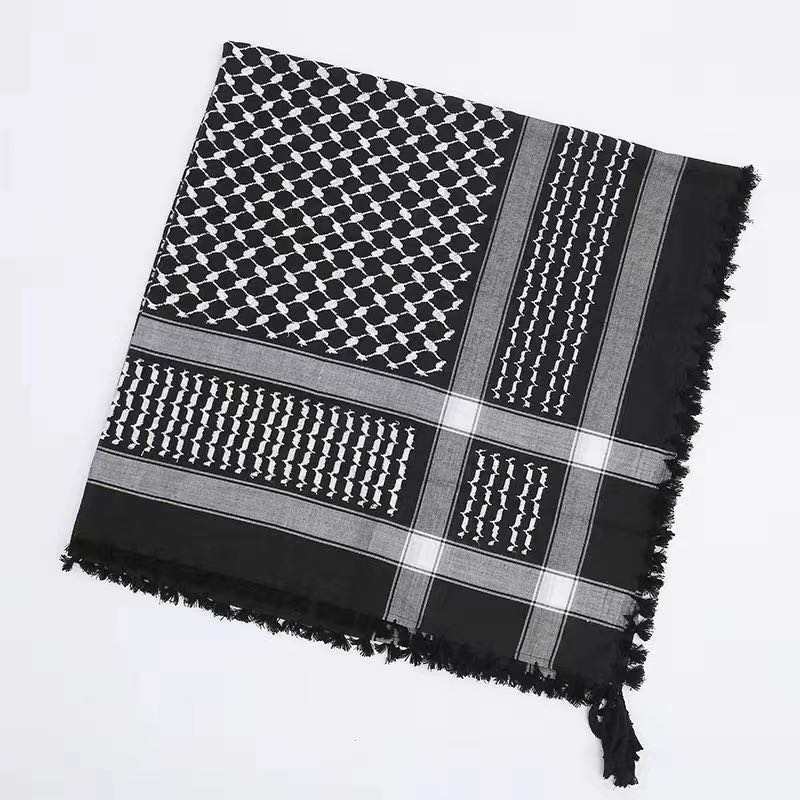 George's Regional - Wholesale Scarf - Unisex - Palestine Keffiyeh Scarf - Traditional Shemagh with Tassels3