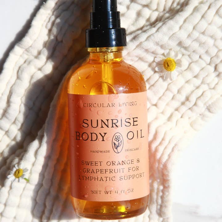 Circular Living - Wholesale Bath/Body Oil - Sunrise Body Oil, Sweet Orange & Grapefruit