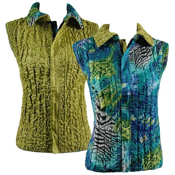 The Magic Scarf Company - Wholesale Outerwear Vest - Women's - 4537 - Quilted Reversible Vests12