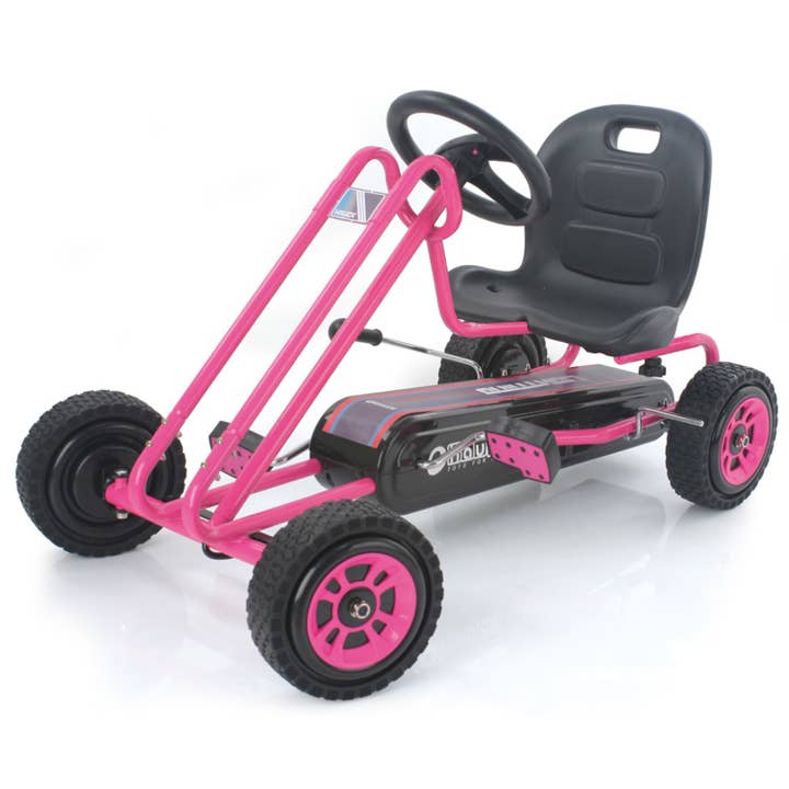 Hauck Toys - Wholesale Bike/Scooter - Kids - Hauck Lightning Pink Pedal Go Kart