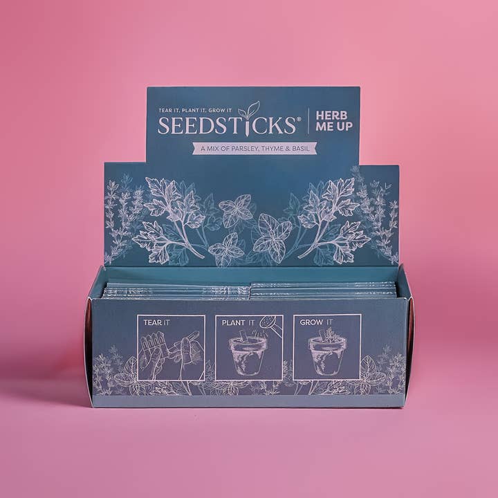 Seedsticks® – wholesale Plant seeds – Herb me up - Display Boxes5