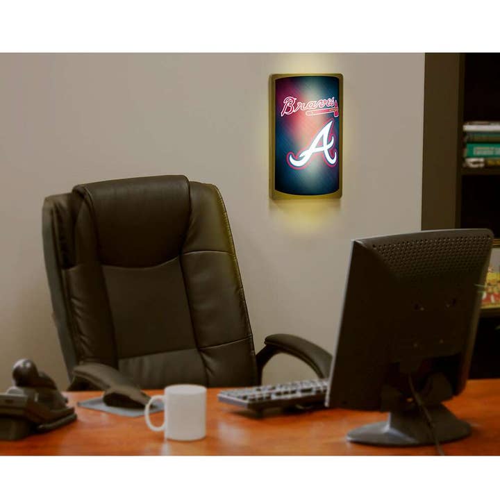 Party Animal, Inc. - Wholesale Sign - Atlanta Braves MotiGlow Light Up Sign