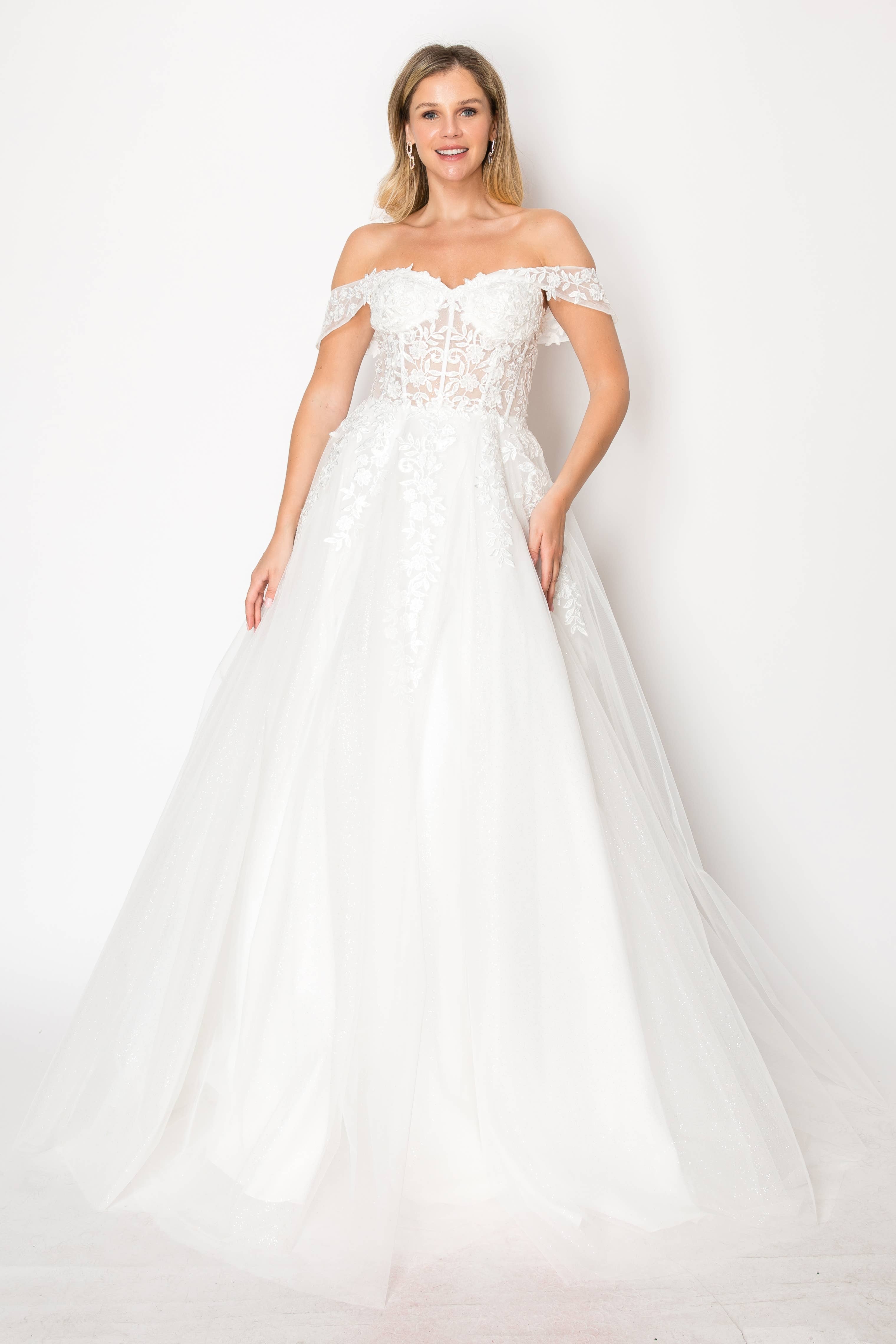 Chicas – Großhandel Abendkleid – Damen – Langes Kleid mit Korsett C3369