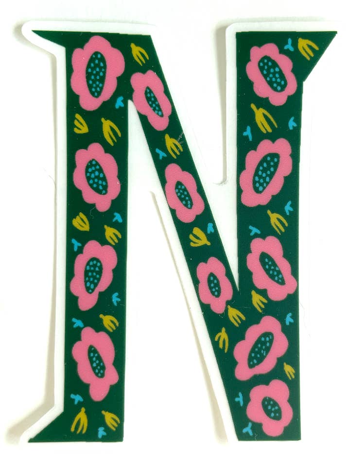 Alfabet N klistermærke for engroshandel hos LadooLadoo