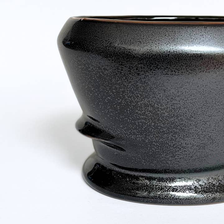 Sanko Inc - Wholesale Bowl - Matte Obsidian, One-Dimensional Matcha Whisking Bowl™6