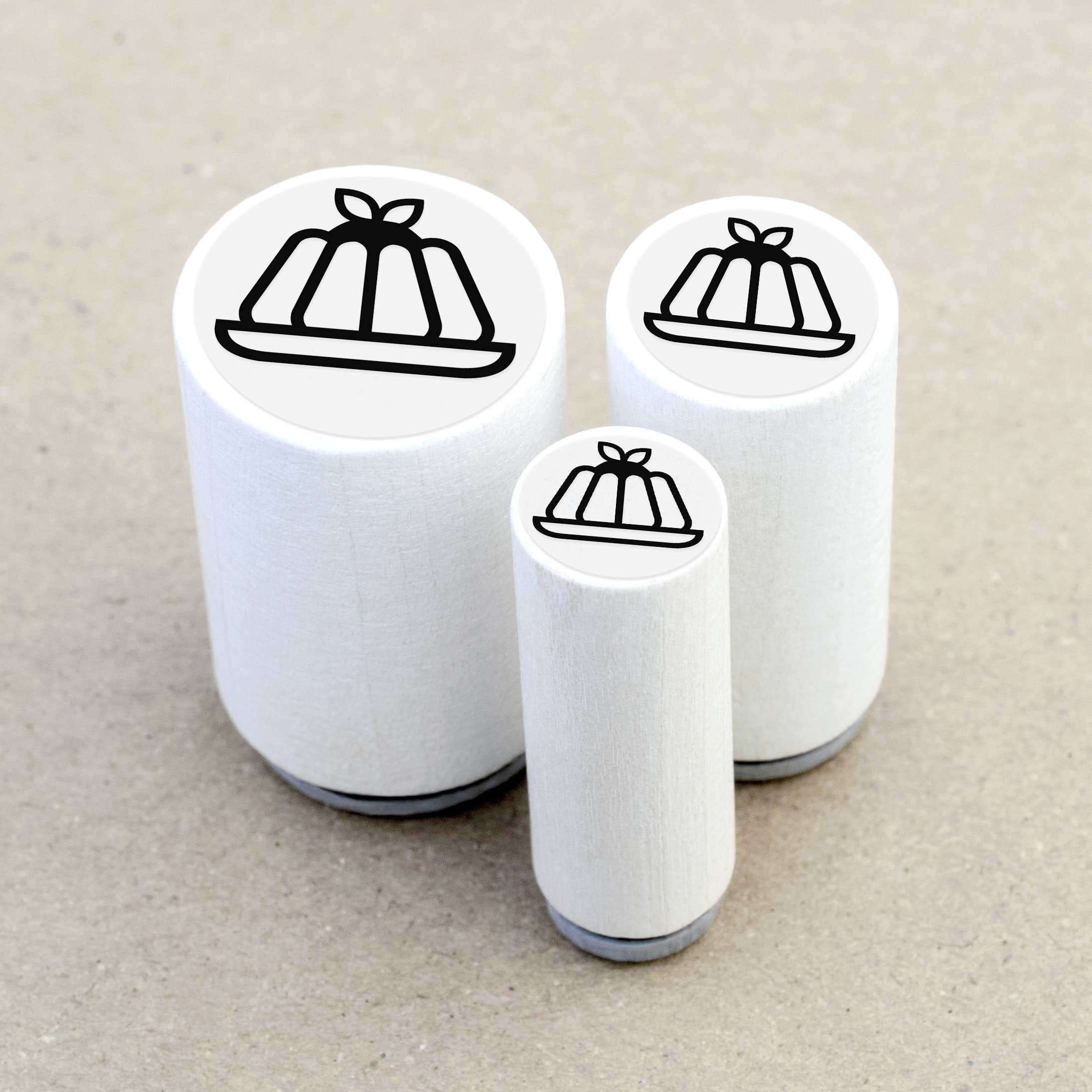 Merry and Bright – Großhandel Gummi-/Dekostempel – Ministempel Pudding1