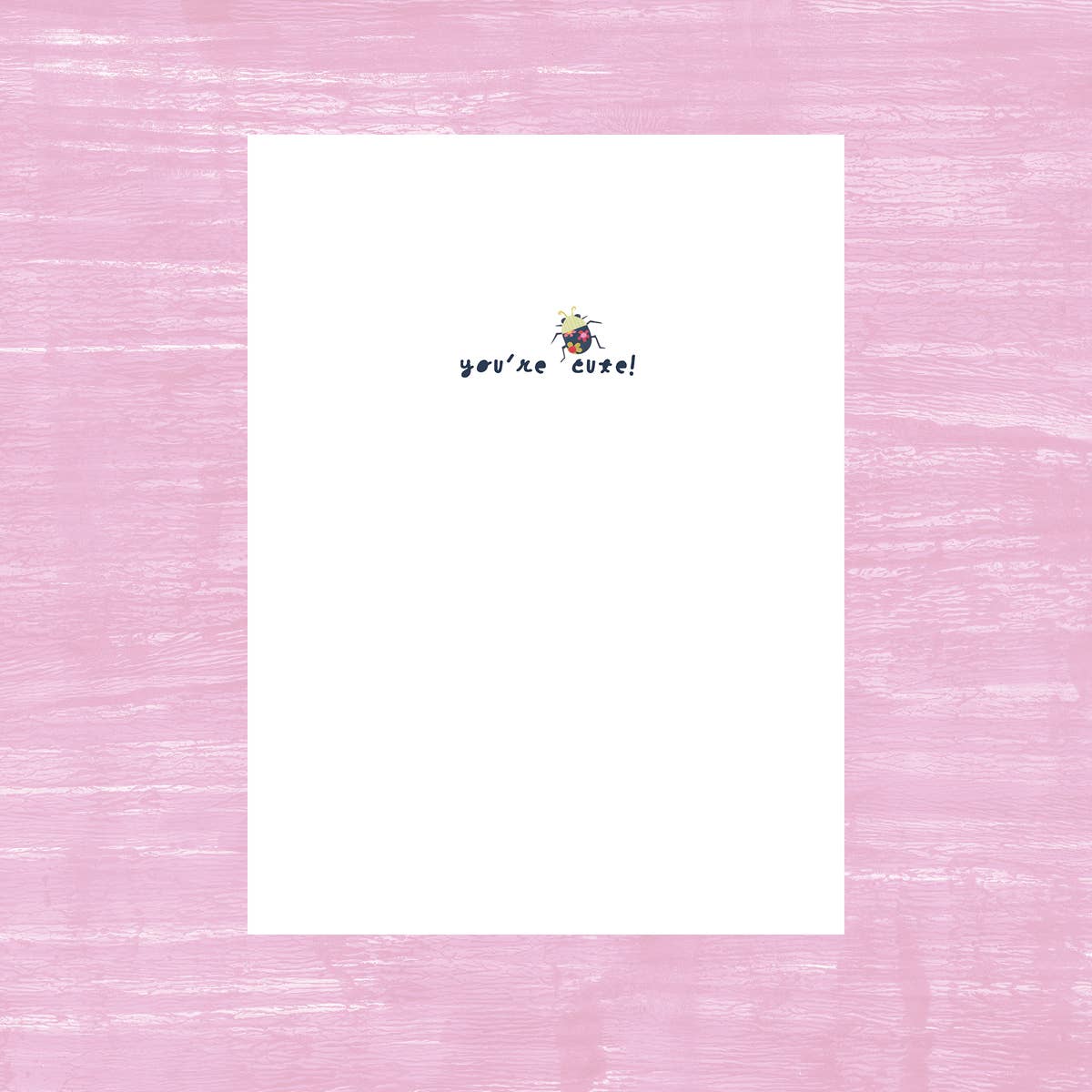 Kim Dettmer Art - Wholesale Love Card - Hey There Love Bug Card – Cute, Playful, & Colorful Collage1