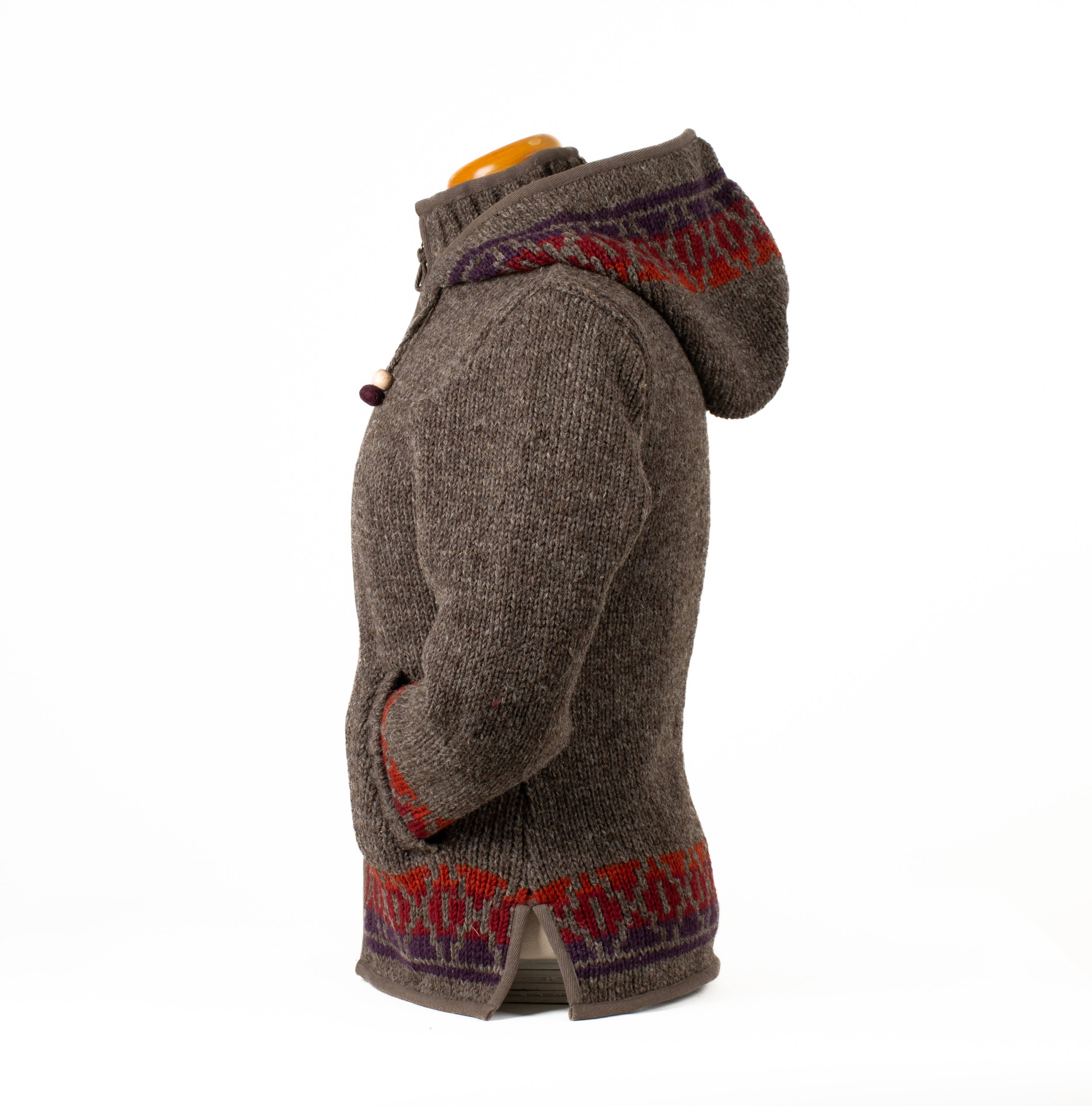 Lost Horizons Knitwear – Ships from USA - Wholesale Knit Sweater - Women's - Misty Wool Knit Sweater with Lined Hood6