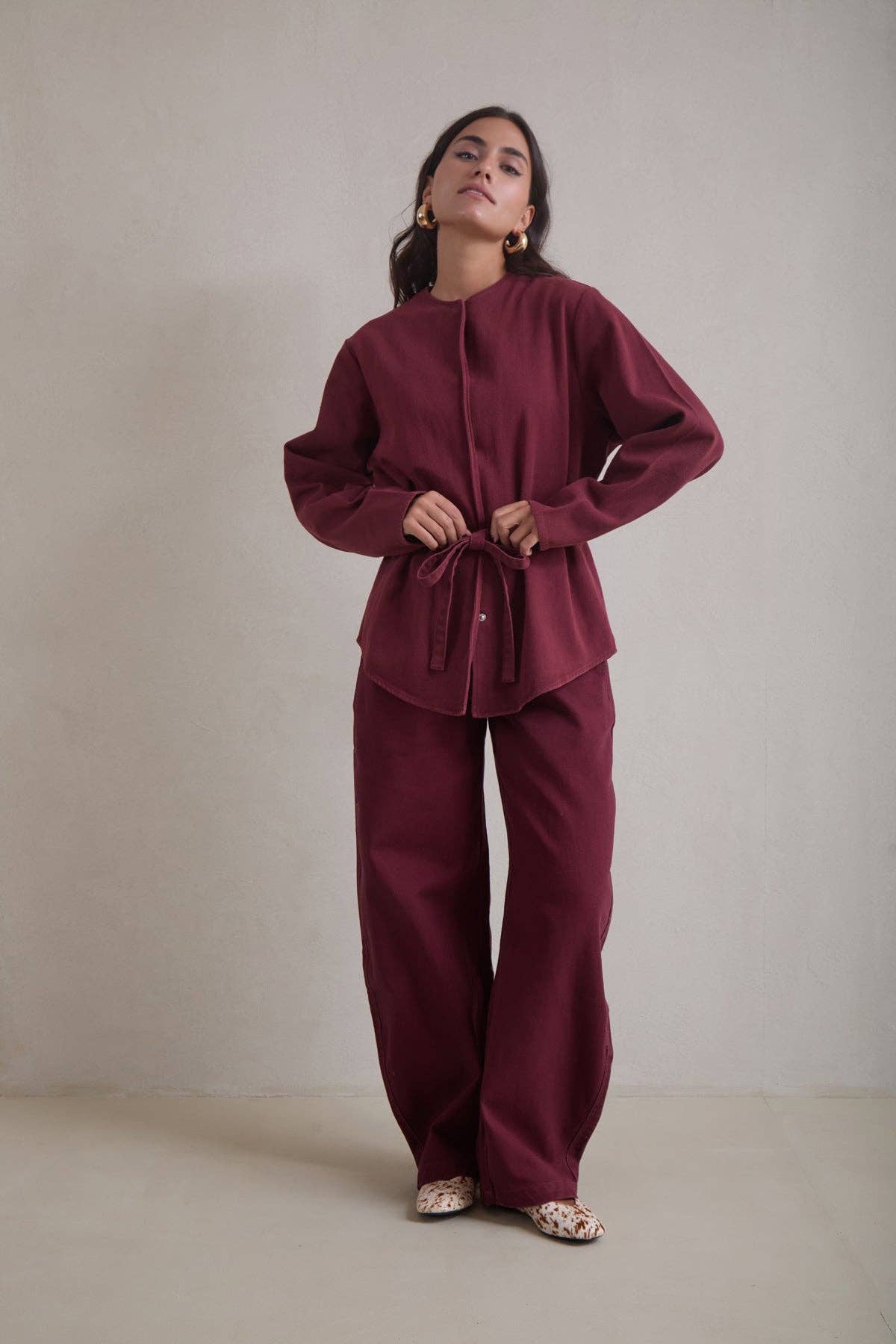 MEYME - Wholesale Button Down Shirt - Women's - Kori Denim Overshirt