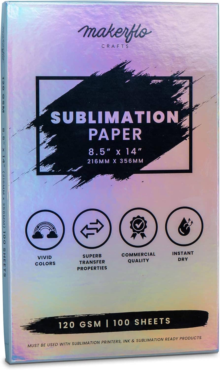 MakerFlo - Wholesale Craft Supplies - Makerflo Sublimation Paper 100 Sheets Heat Transfer Paper1