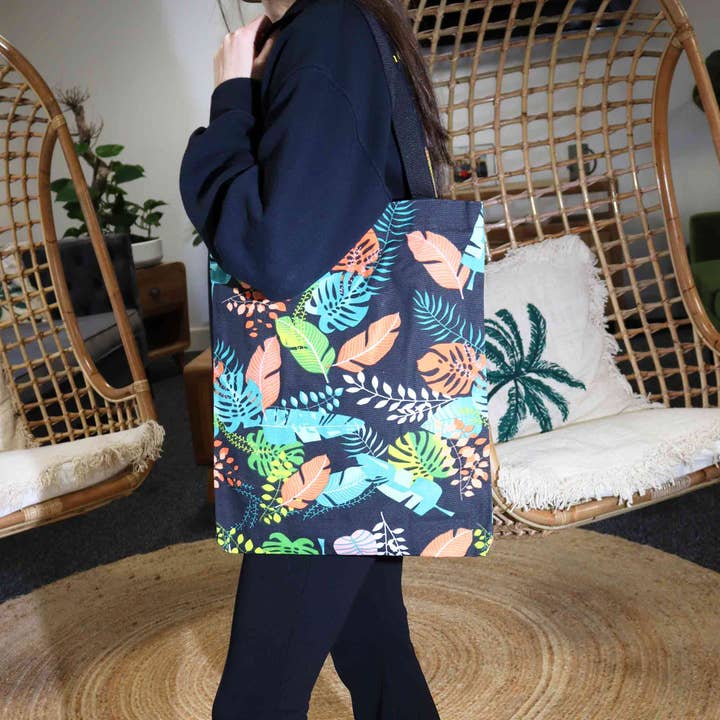 AW Artisan - Wholesale Top Handle Bag - Women's - Classic Zipper Bag - Tropical 40 x 34 cm1
