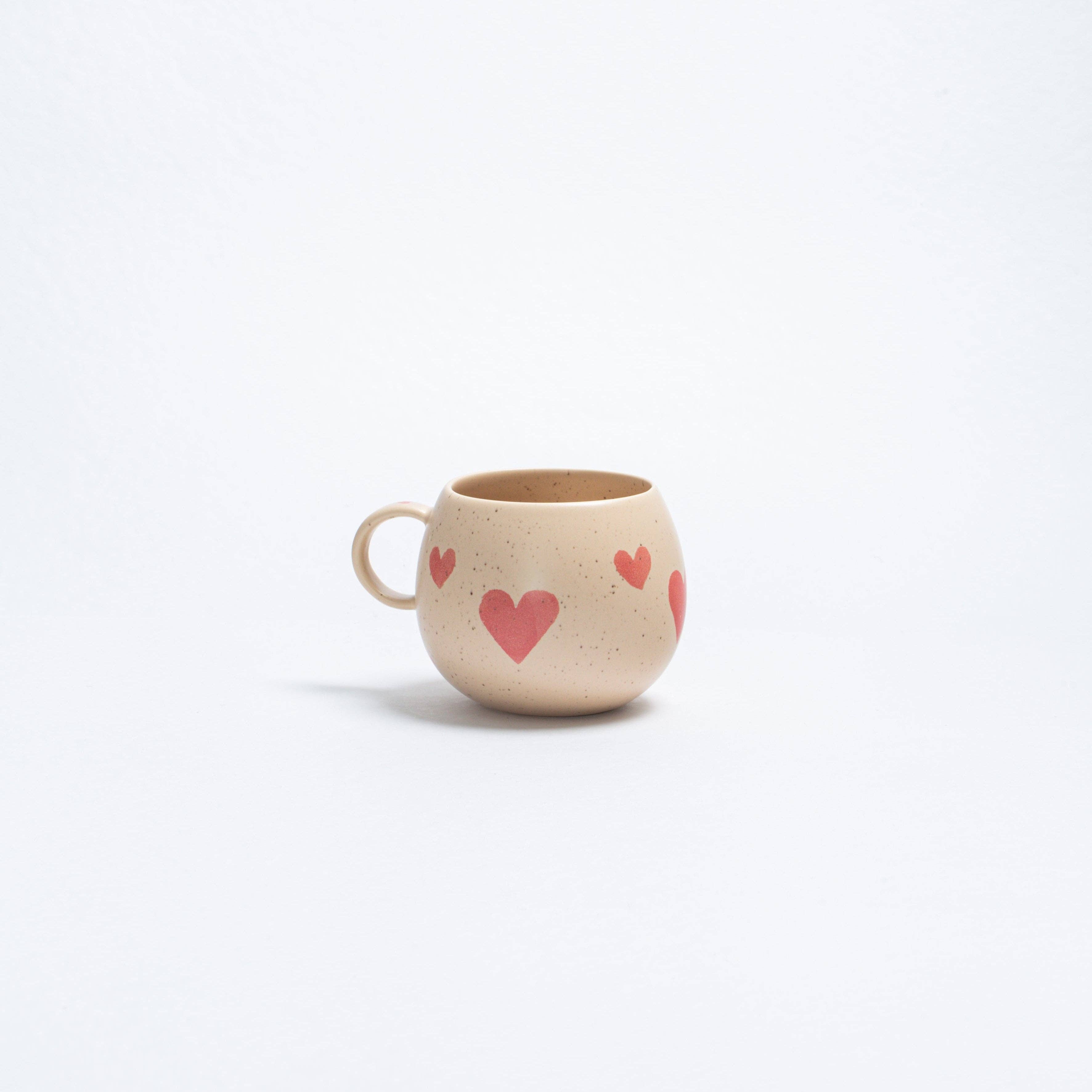 Egg Back Home - Vente Tasse à café - Édition Limitée en Grès Cozy Hearts Coffee For Two7
