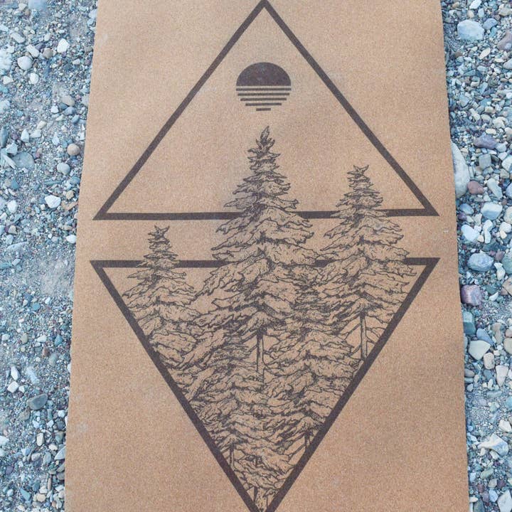 genYOUine - Wholesale Yoga Mat - Cork Yoga Mat - Forest2