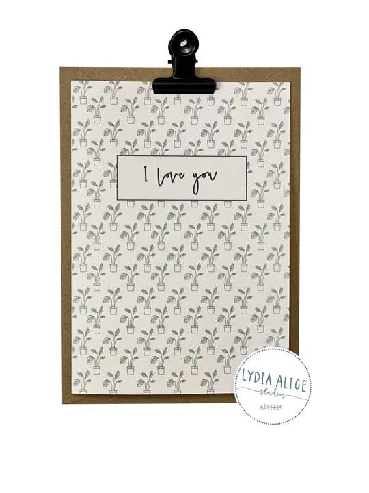 Plant Love voor wholesale door Lydia Alice Studios