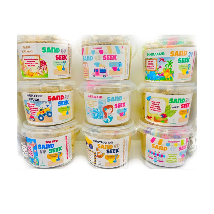 Decorated Dough - Wholesale Putty/Slime - Kids - Sand & Seek Starter Kit