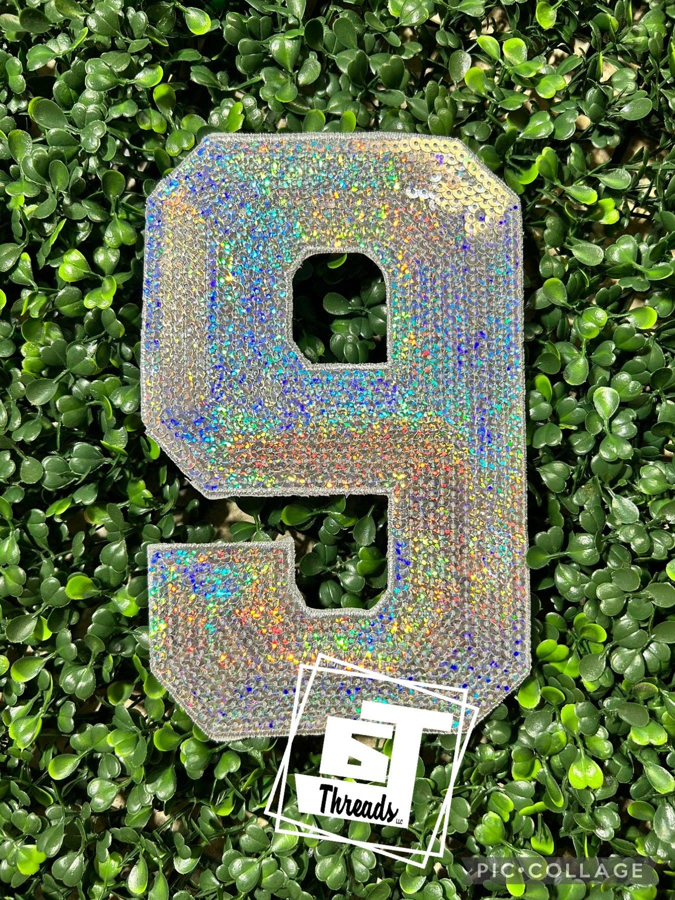 6j Threads LLC - Wholesale Patch - Sequin Numbers....Patches Only9