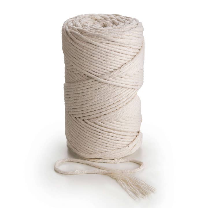 3mm Single Strand Twisted 500g Cotton Cord NATURAL and other Purchase Wholesale paper twine. Free Returns & Net 60 Terms on Faire trending on Faire.