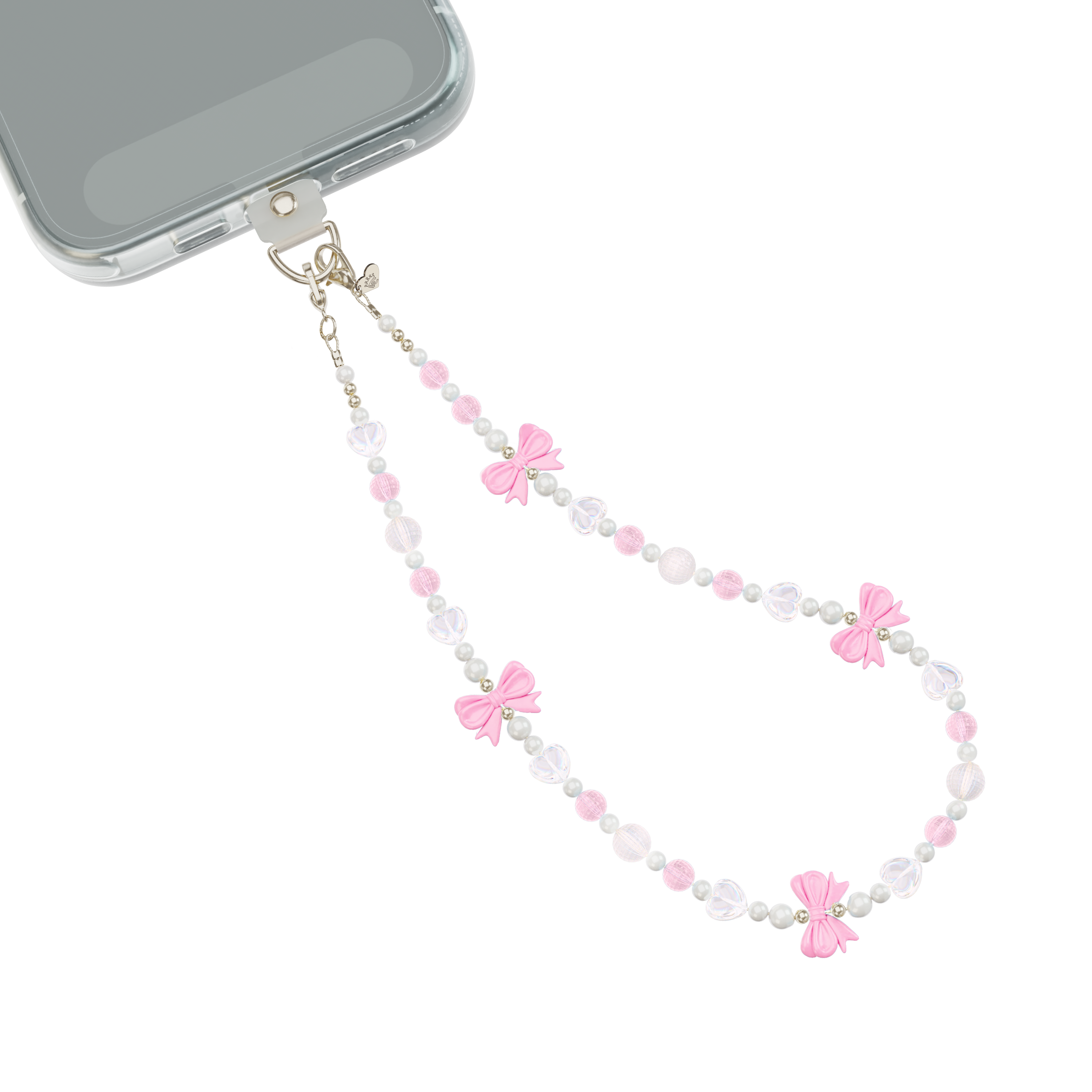 VELVET CAVIAR - Wholesale Phonecase Strap - Phone Charm Wristlet - Pink Bow0