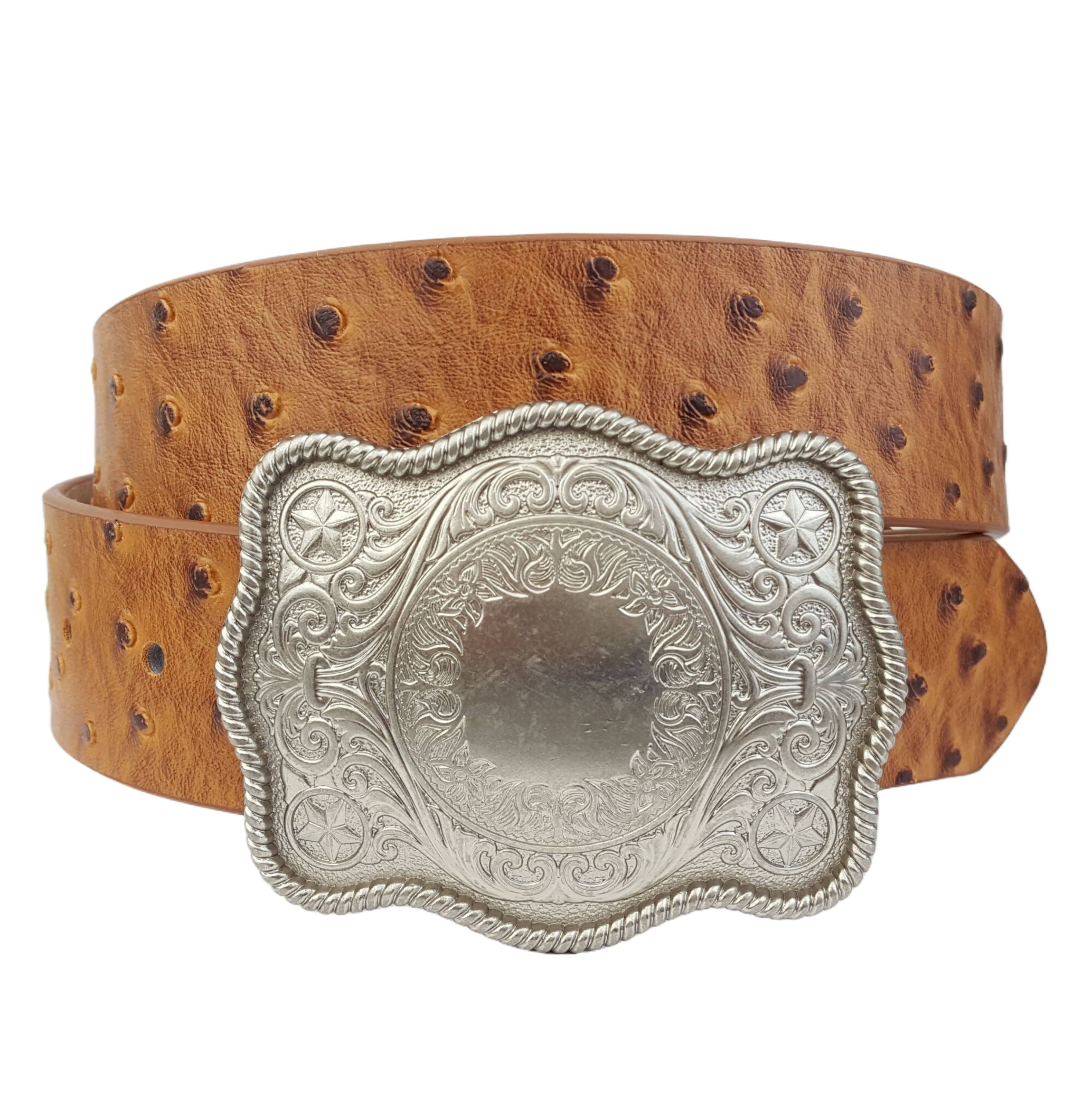 Axesoria West – wholesale Bälte - Dam – Västerländskt inspirerat spänne med strutstryckt bälte1