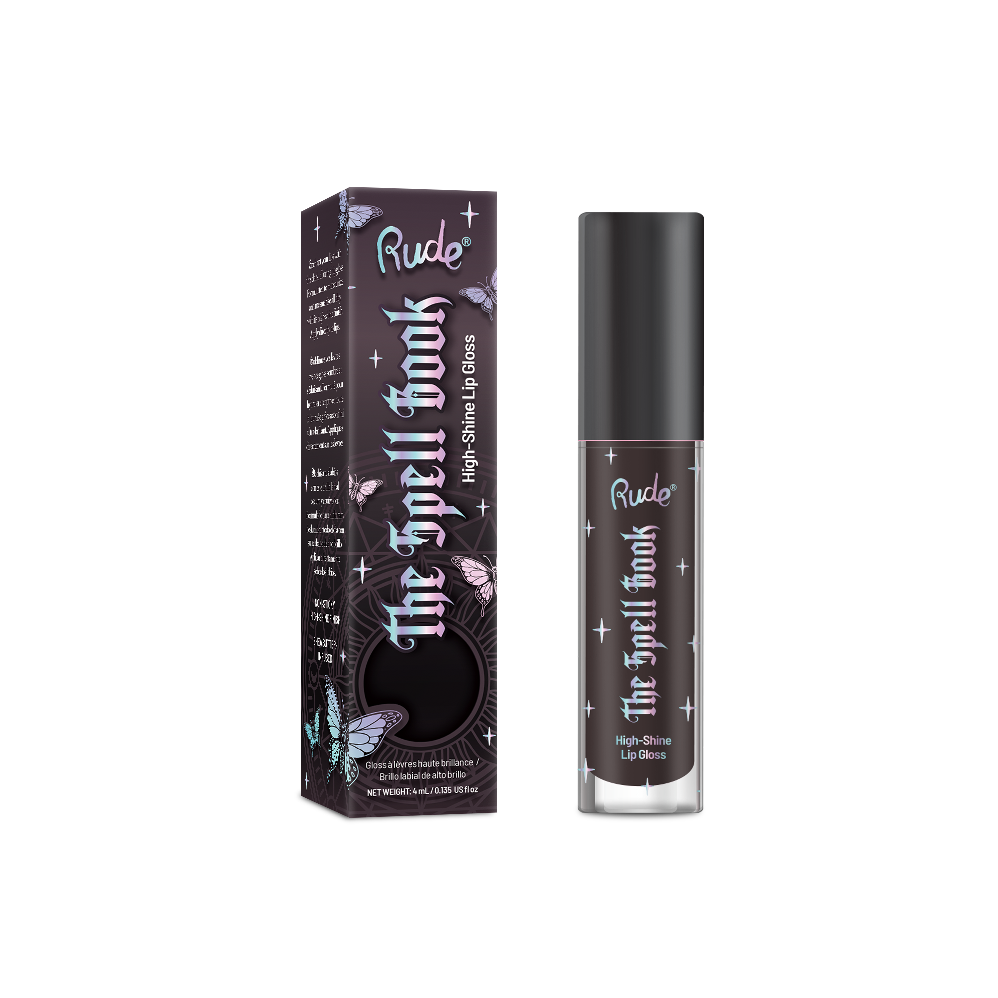 Rude Cosmetics - Wholesale Lip Gloss - The Spell Book High-Shine Lip Gloss3