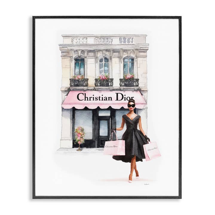 Woman & Fashion Shop - Framed Wall Art for wholesale by Stupell Industries