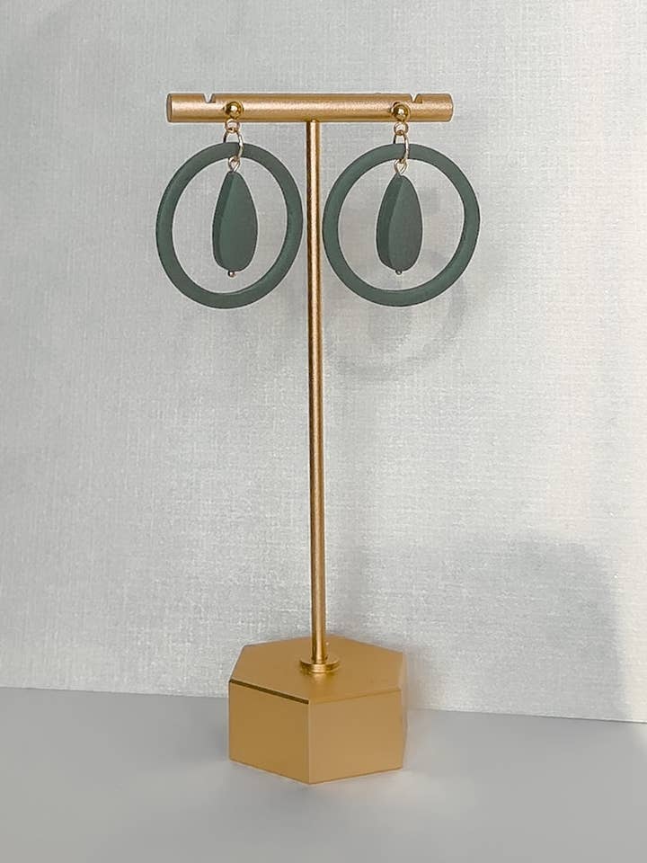 Charlie Earrings for wholesale by Clay & Fern Co.