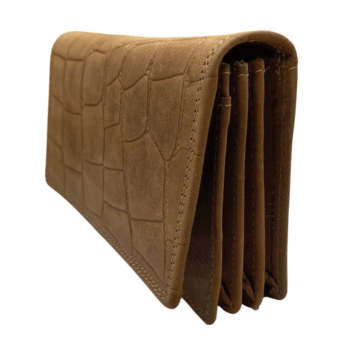 Arrigo - Wholesale Wallet - Women's - Ladies wallet Leather Harmonica - RFID - Croco Print17