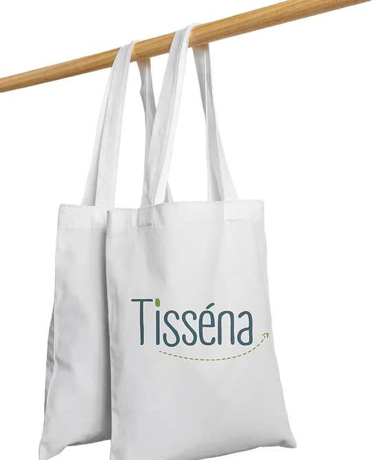 Tisséna - Wholesale Tote Bag - Unisex - 100 upcycled tote bags to customize - France