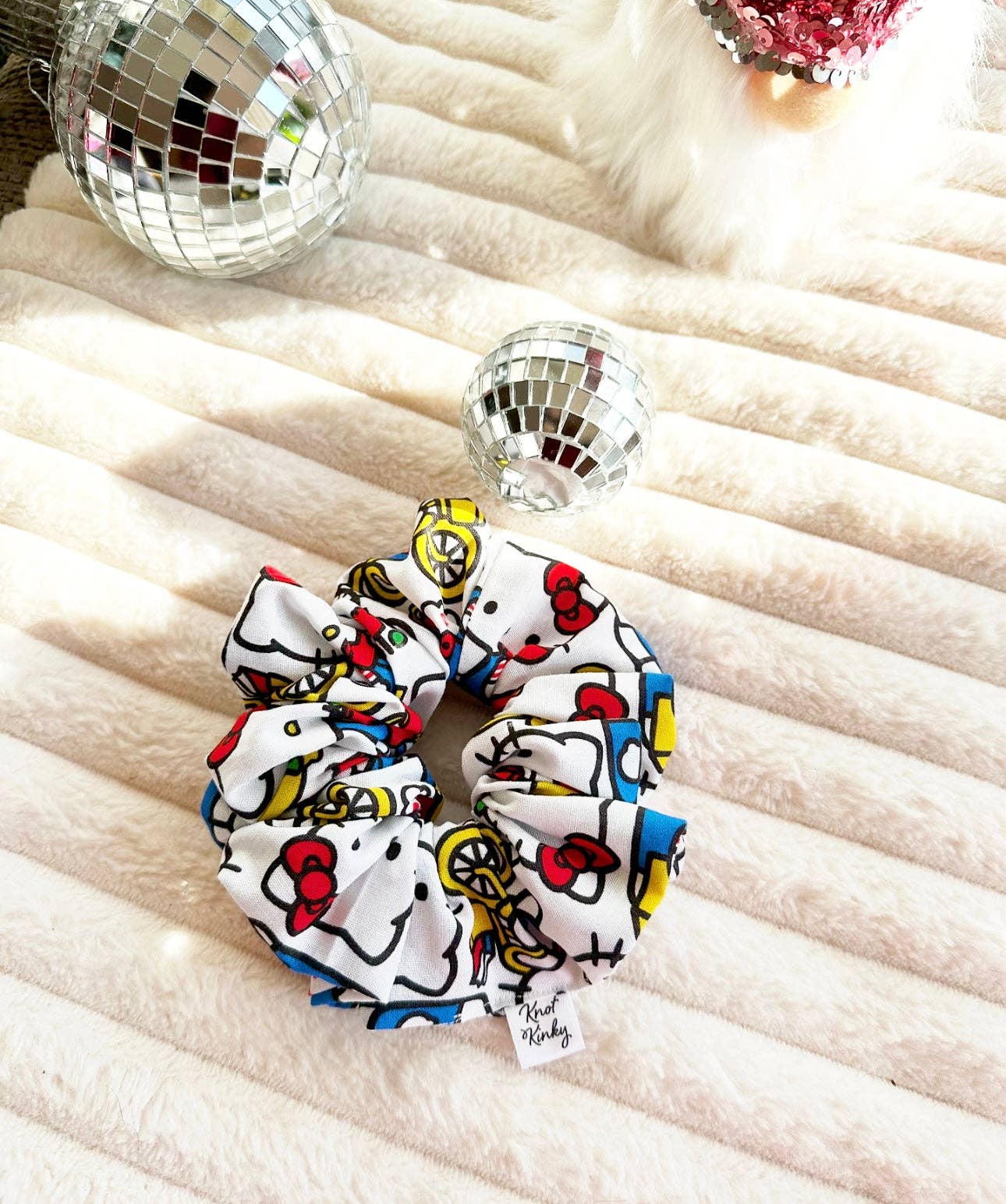 Knot Kinky HairTies - Wholesale Scrunchie - Women's - Hello Kitty 🐱0