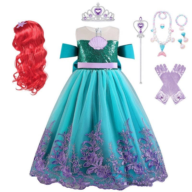 Ekartini - Wholesale Dress - Kids - Mermaid Princess Dress For Little Girls2