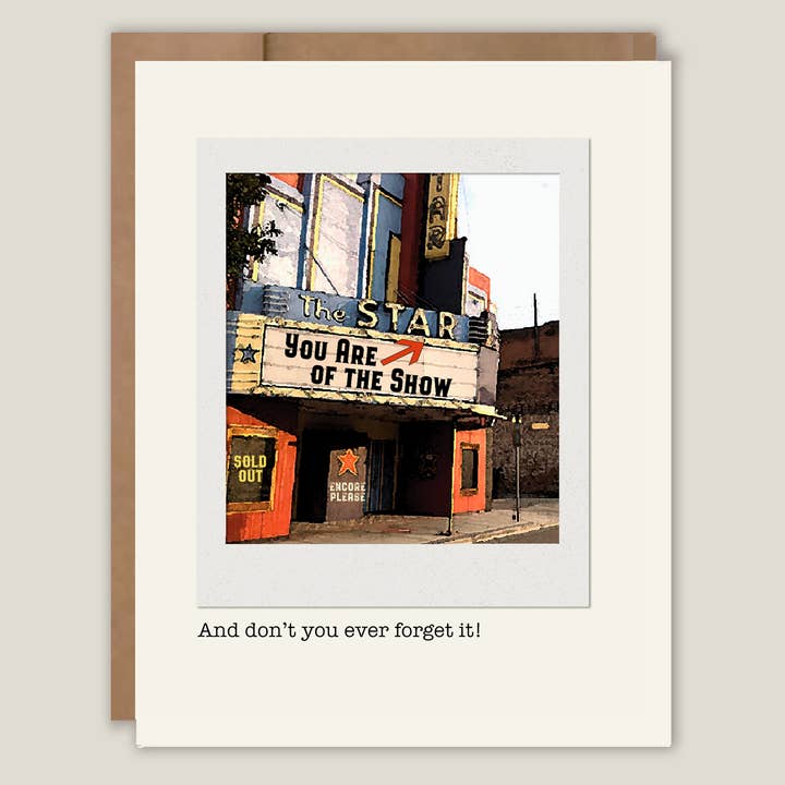 Carte Star of the Show pour la vente par Heavenly Debbie