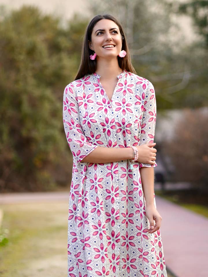 Heather Cotton Dress (Multiple Colors Inside) for wholesale by Dolma