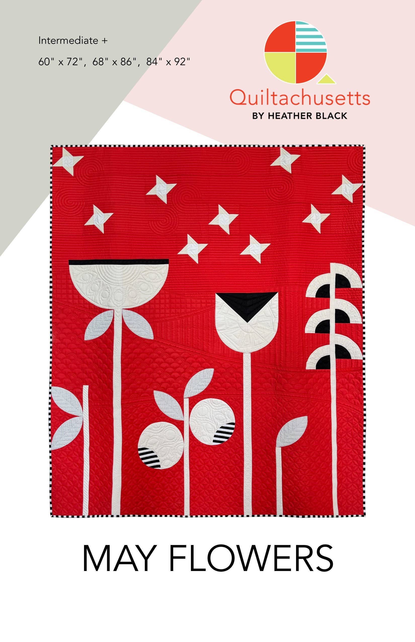 Quiltachusetts - Wholesale Quilt - May Flowers Quilt Pattern1