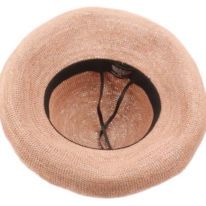 Epoch hats – wholesale Stråhatt – Dam – Raffia Strå Rulla Upp Brätte Solhatt