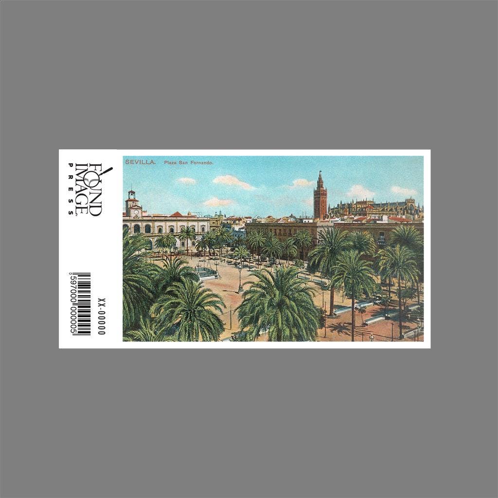 Found Image Press - Wholesale Sticker - Sticker MF-134 Plaza San Fernando in Seville, Spain1
