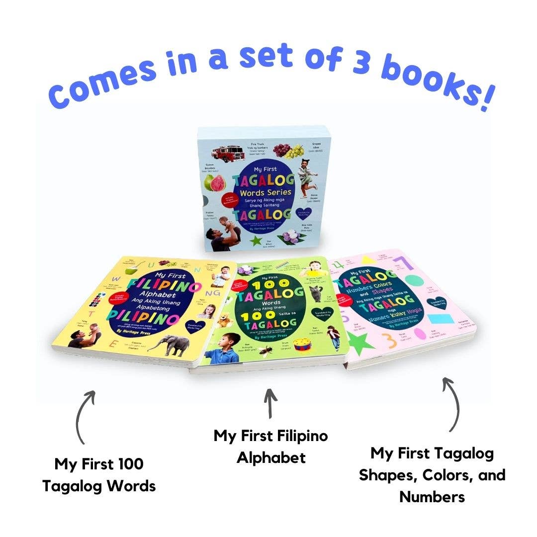 Heritage Kids Press - Wholesale Language & Linguistics Book - My First Tagalog Words Series / Serye ng Aking mga Unang Salitang Tagalog3