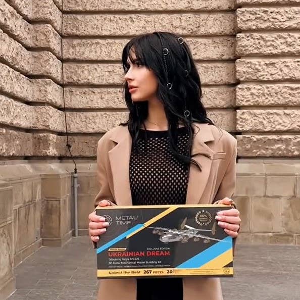 METAL-TIME INC. - Wholesale DIY Craft Kit - ANTONOV AN-225 MRIYA - OFFICIAL EXCLUSIVE EDITION DIY kit4
