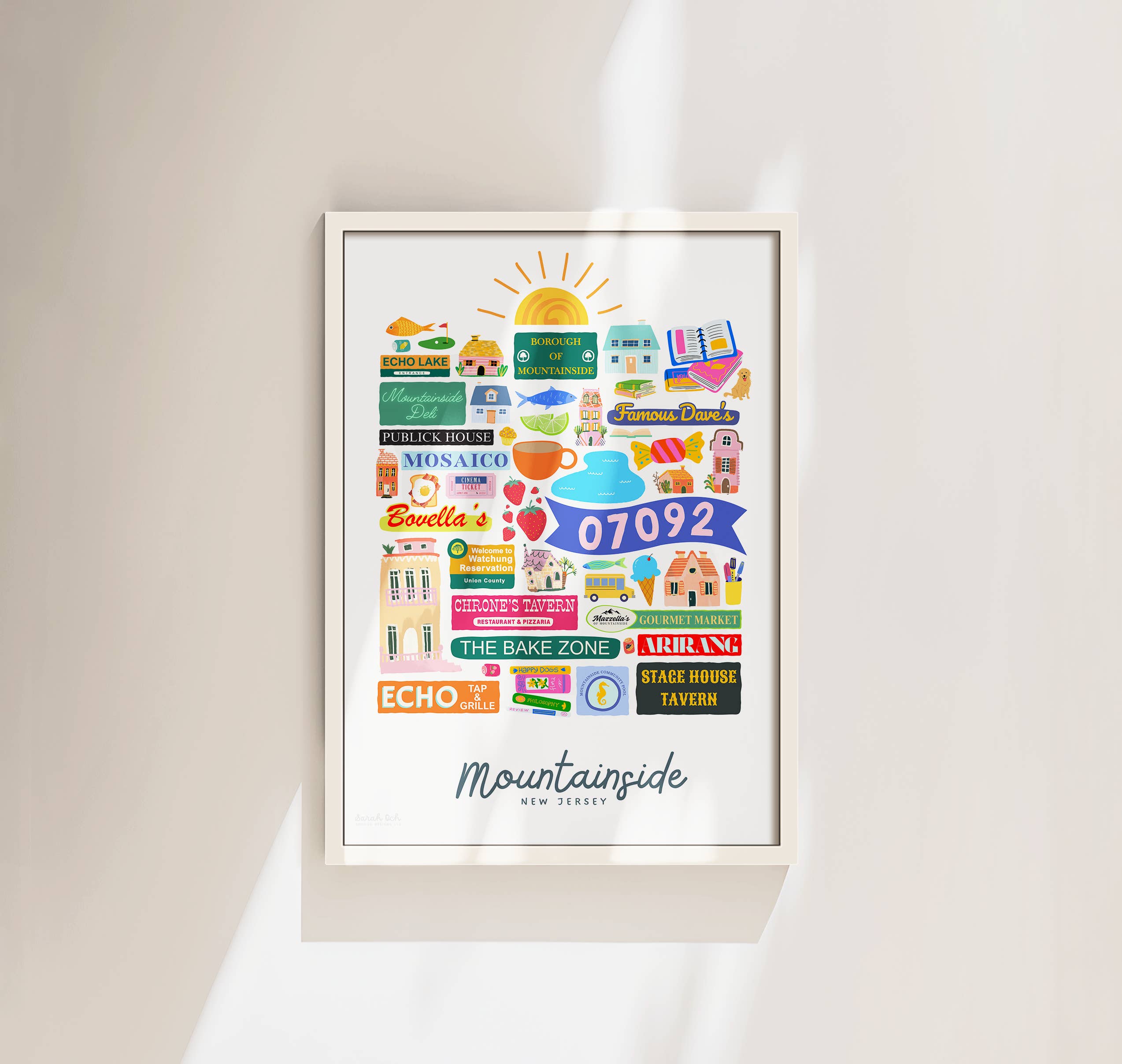 SochCo Designs - Wholesale Art Print - Mountainside, NJ