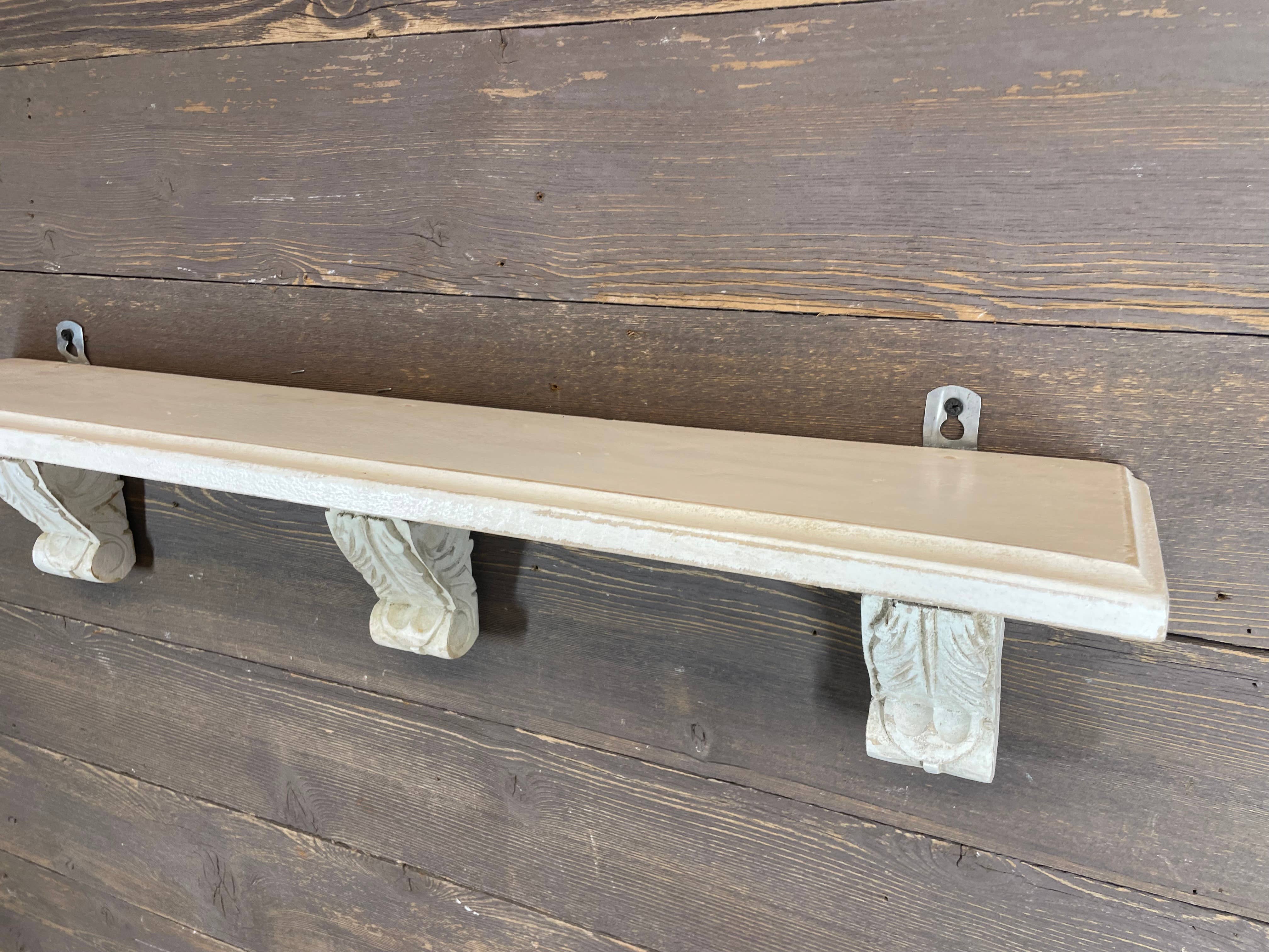 My Amigos Imports - Wholesale Wall Mounted Shelf - CLEARANCE-Calera-Farmhouse-Shelf-Corbels-29x7x5-Calera--$201