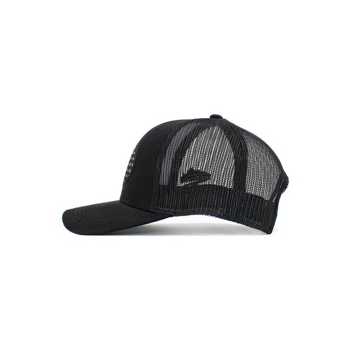 Hana - Wholesale Trucker Hat - Women's - USA Fish Flag Mesh Back American Flag Baseball Cap