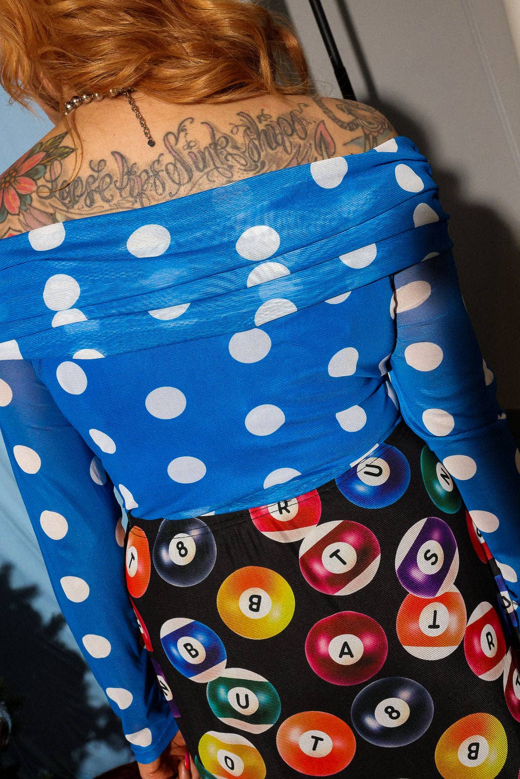 Burnt Toast - Wholesale Bodysuit - Women's - Blue Crush Polka Dot Bodysuit1