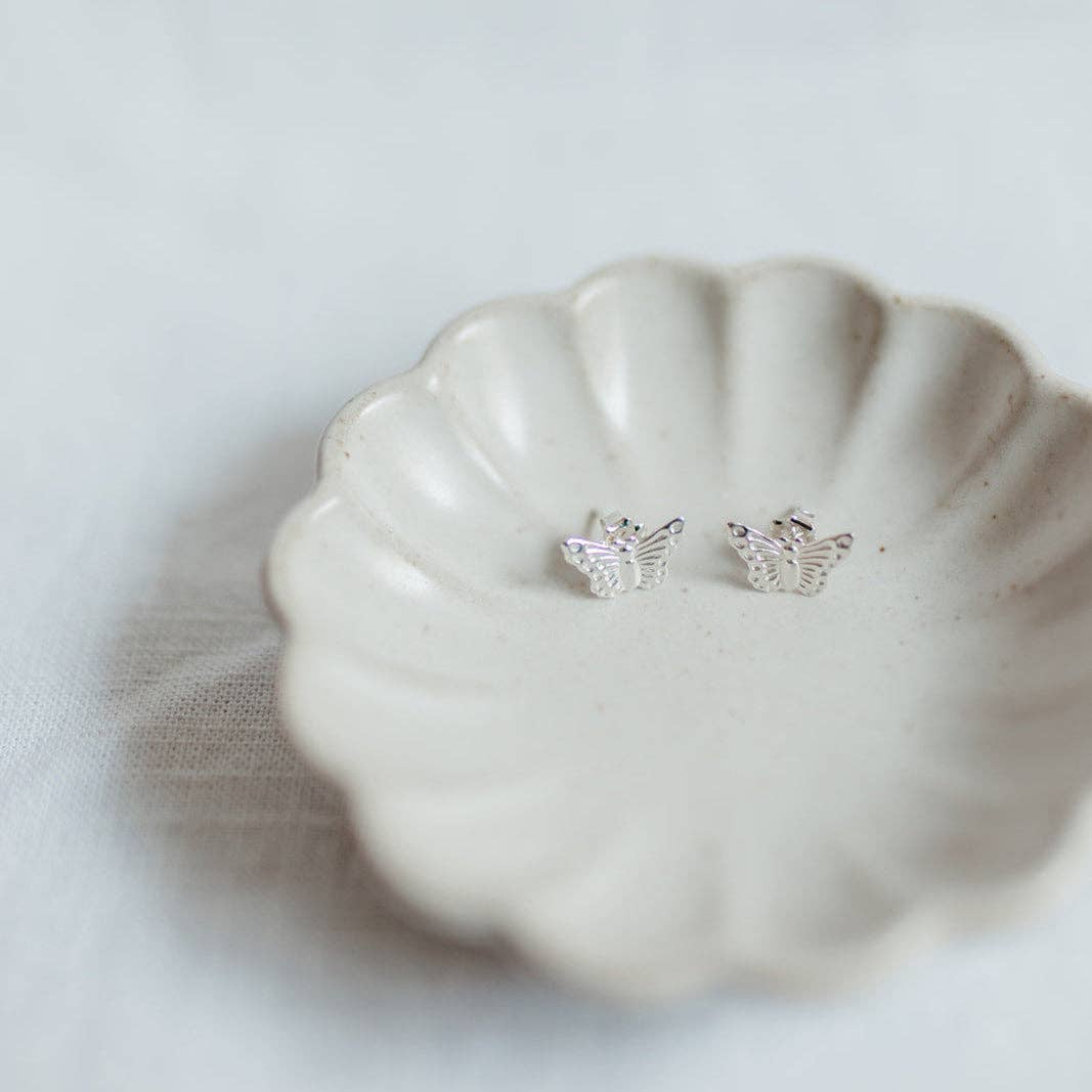 Barberry & Lace Handmade Jewelry - Wholesale Stud/Post Earrings - Butterfly Stud Earrings1