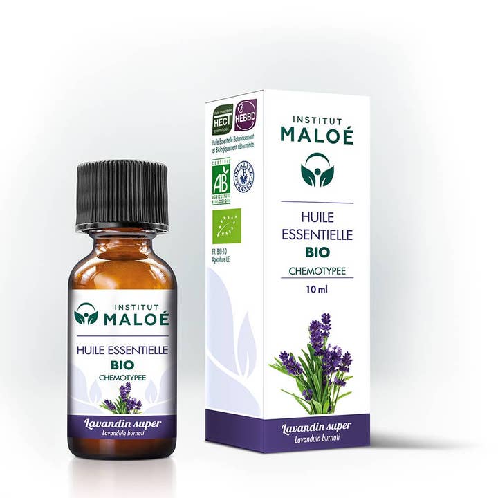 Institut Maloé - Wholesale Essential Oil - Lavandin Super Organic Essential Oil - 10 mL