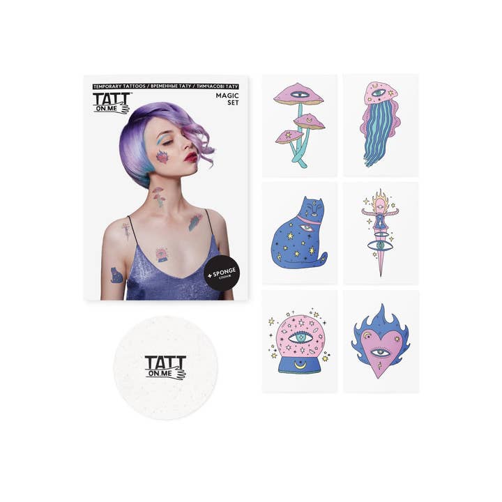 TATTon.me - Vente Tatouages temporaires - Set magique1