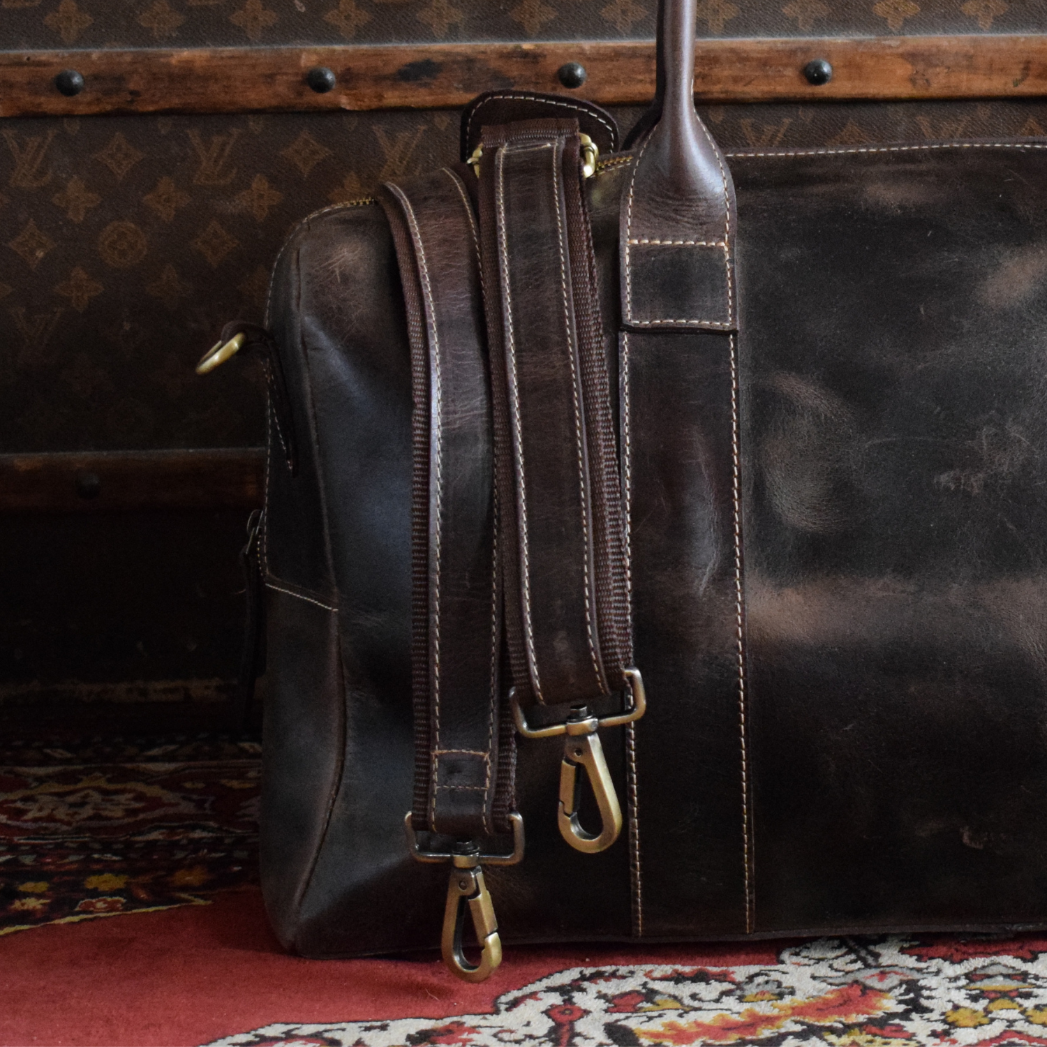 Cuirage - Wholesale Weekender Bag - Men's - MEN'S LEATHER TRAVEL BAG - THE IMPERIAL5